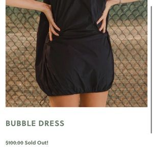Daily Drills Bubble Dress Medium in Black